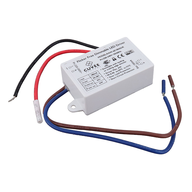 RECTANGULAR, 230VAC, 6W, 180MA,