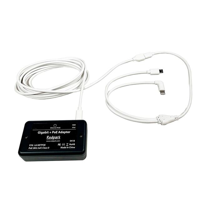 Gigabit + PoE Adapter for Glass