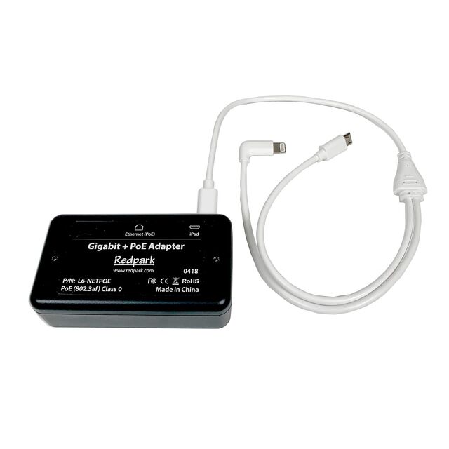 Gigabit + PoE Adapter for Wall