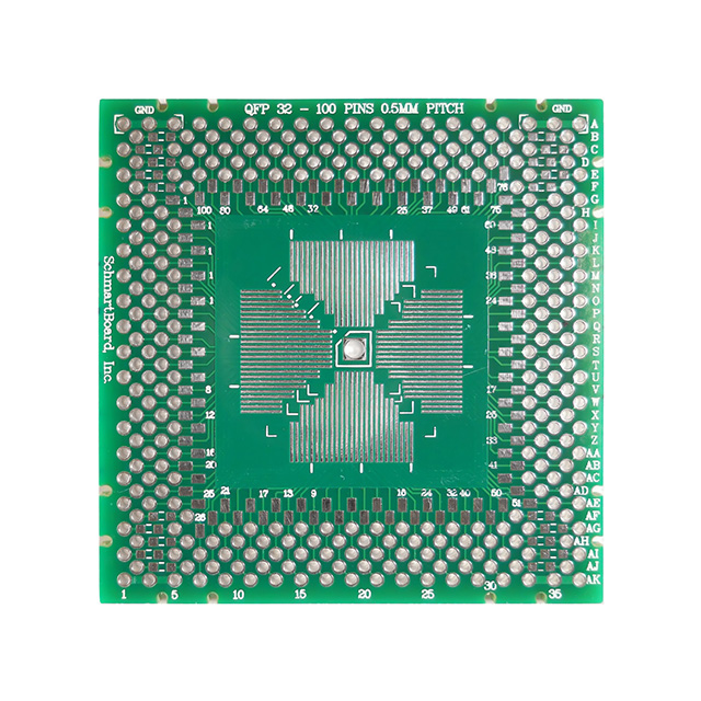 QFP, 32 - 100 PINS 0.5MM PITCH,