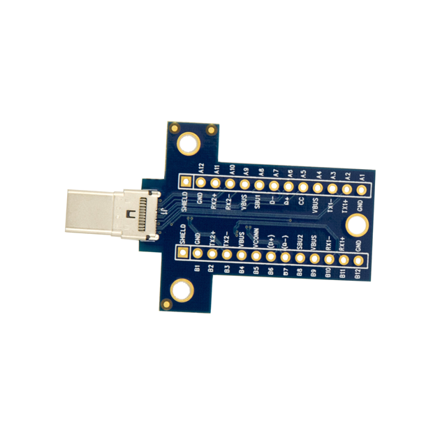 USB TYPE C MALE PLUG BREAKOUT BO