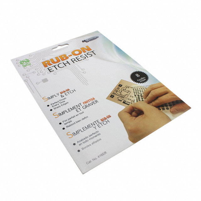 RUB-ON ETCH RESIST SHEET 8 SHTS