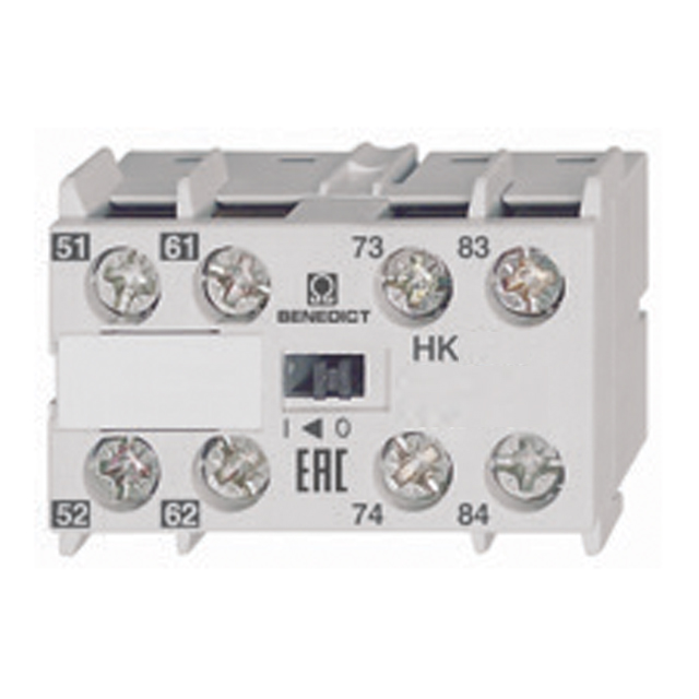 AUX CONTACT 2NO+2NC K1-07/09/12