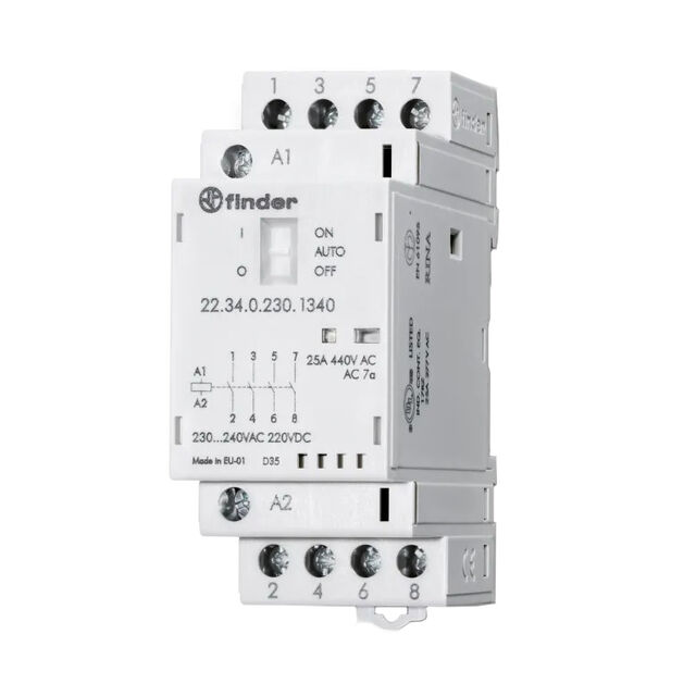 MODULAR CONTACTOR, 2NO + 2NC 25A