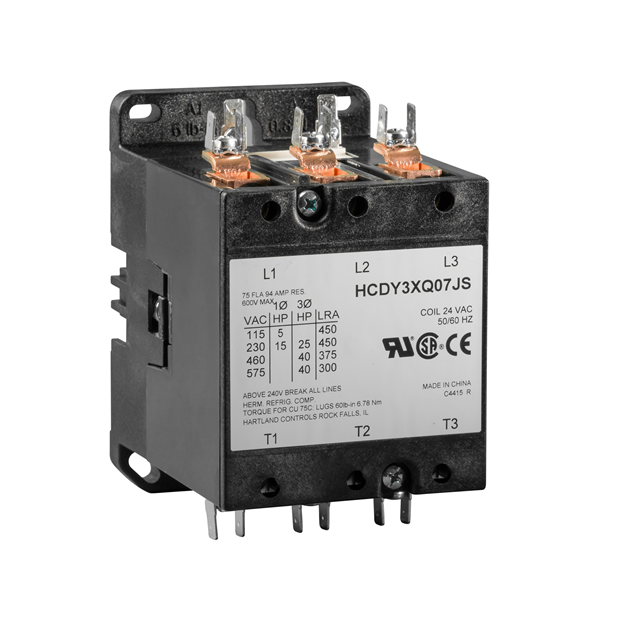CONTACTOR 3P 120V 75A