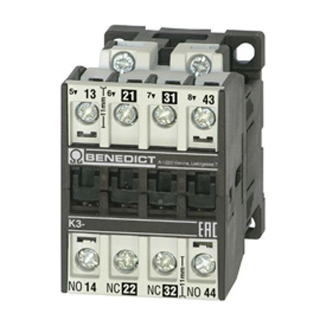 CONTACTOR 10A 4P 2NO+2NC 24VAC