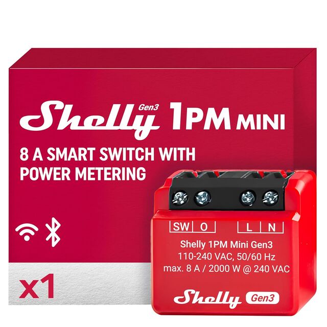 Shelly 1PM Mini Gen3 Relay