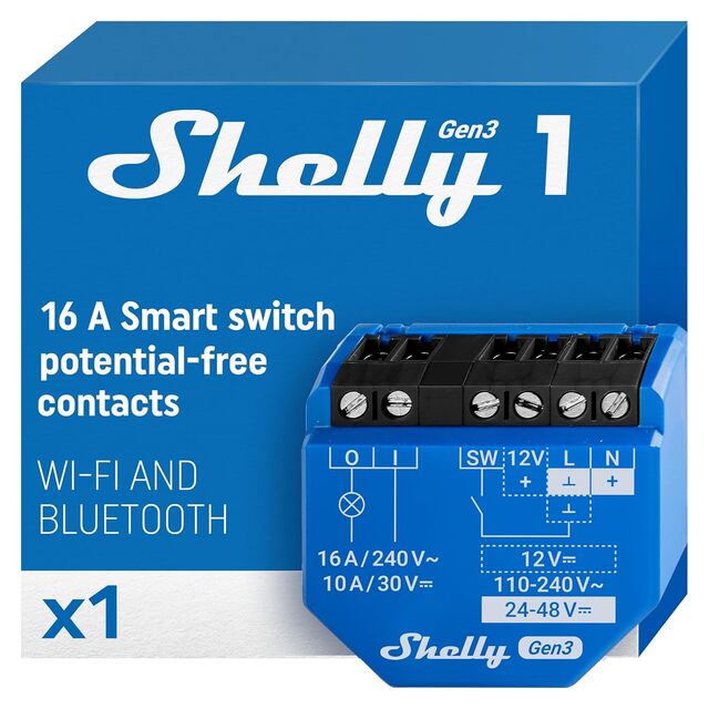 Shelly 1 Gen3 Smart Switch