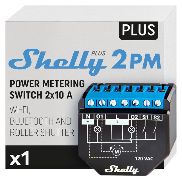 Shelly Plus 2PM 2-Ch Relay