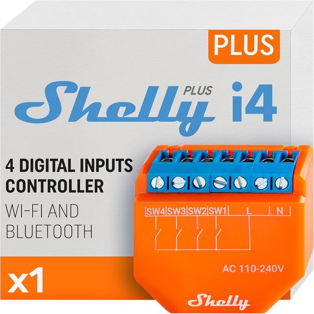 Shelly Plus i4 Wi-Fi Control