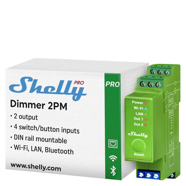 Shelly Pro Dimmer 2PM