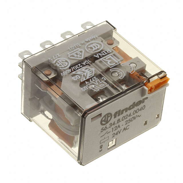 RELAY GEN PURPOSE 4PDT 12A 24V