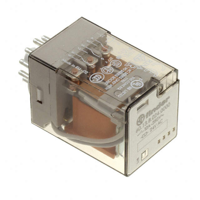 RELAY GEN PURPOSE 3PDT 10A 24V