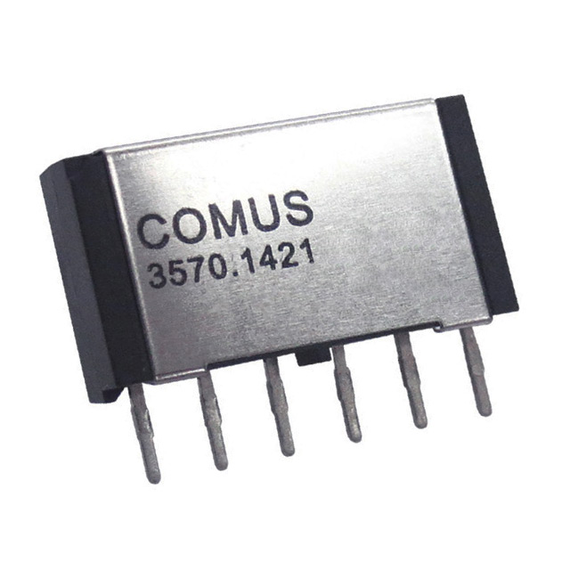 RELAY REED SIP DPST .5A 12V W/EM
