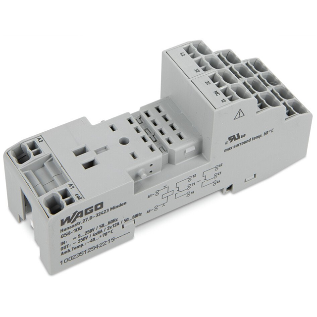 RELAY SOCKET; 4 CHANGEOVER CONTA