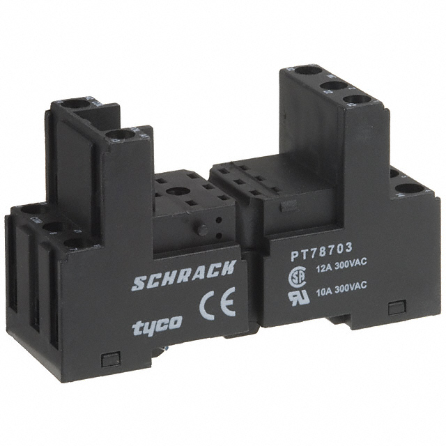 RELAY SOCKET 11 POS DIN RAIL