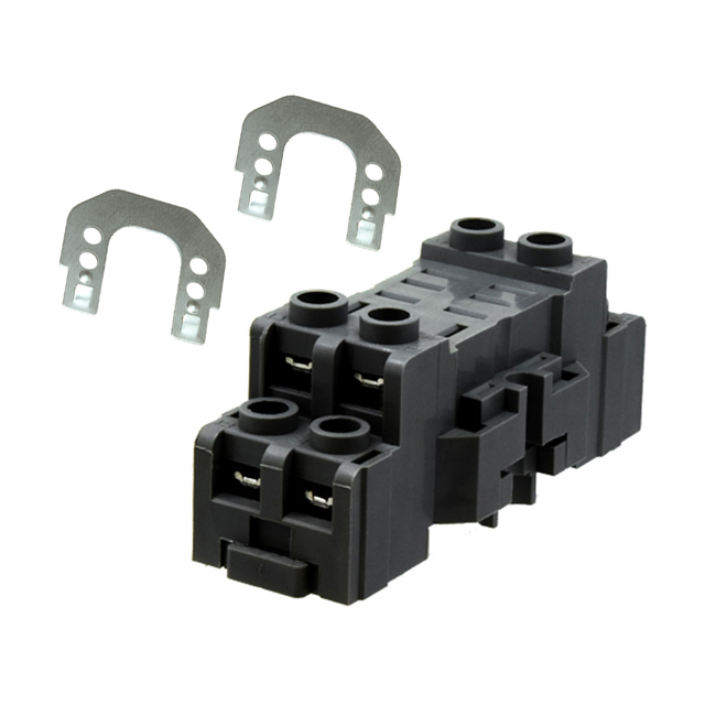 RELAY SOCKET 8 POSITION DIN RAIL