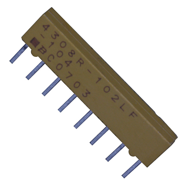 RES ARRAY 4 RES 3.3K OHM 8SIP