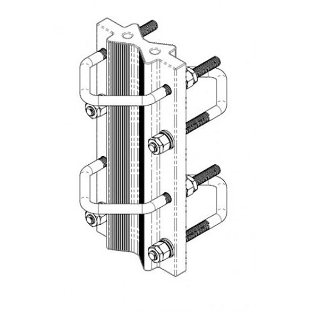 EXTRUDED PARALLEL TUBE CLAMP