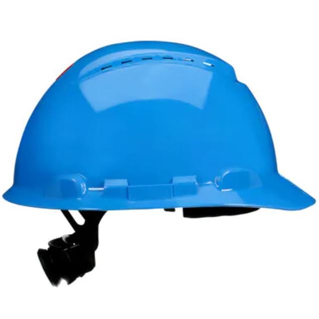 HARD HAT 4PT RACHET VENT UV BLU