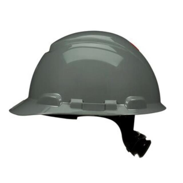 HARD HAT 4PT RACHET SUSP UV GREY