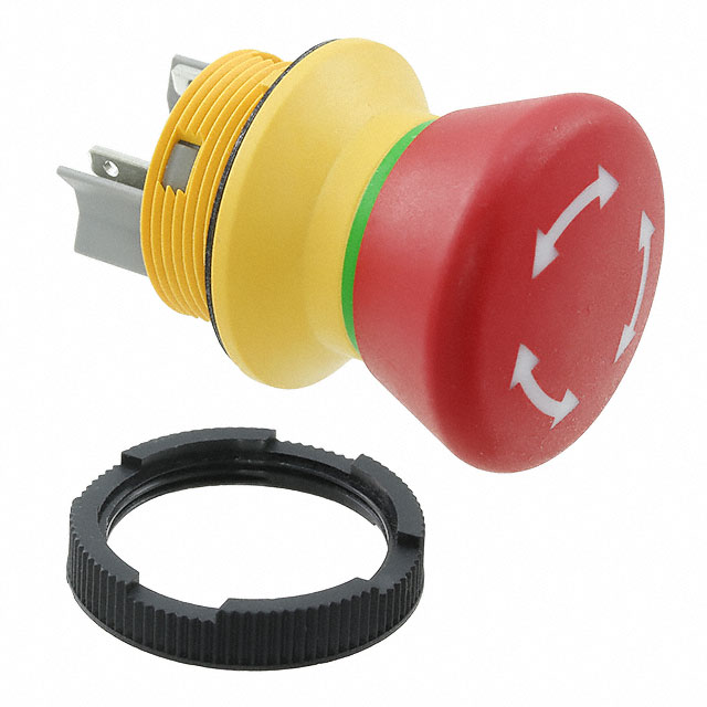 SW E-STOP TWIST RESET 2.5A 250V