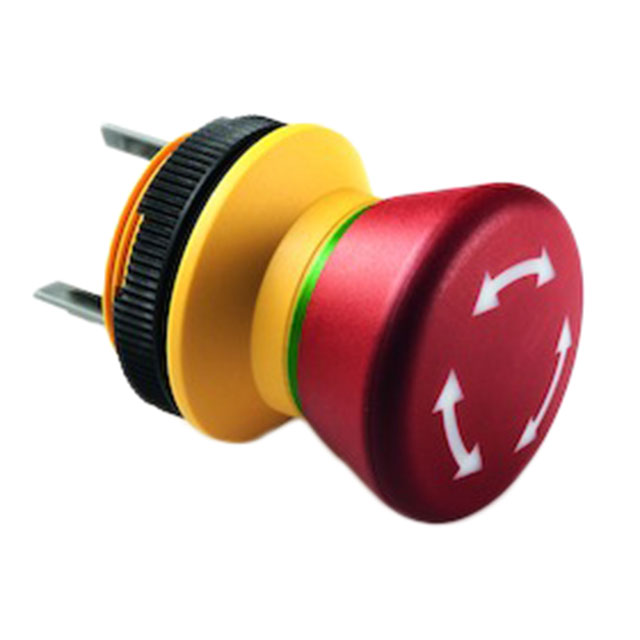 SW E-STOP TWIST RESET 2.5A 250V