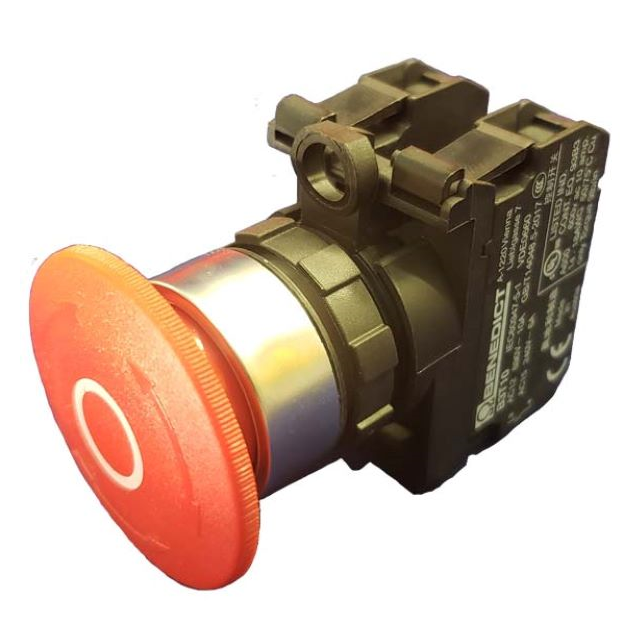 SW E-STOP TWIST RESET 10A 600V