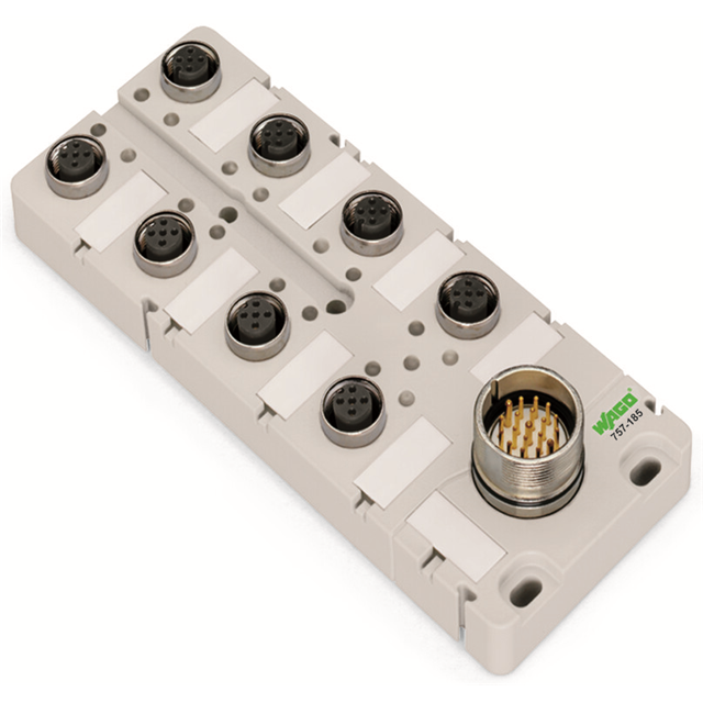 M12 SENSOR/ACTUATOR BOX; 8-WAY;