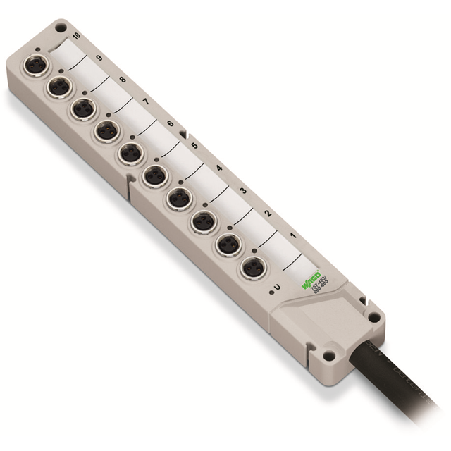 M8 SENSOR/ACTUATOR BOX; 6-WAY; 3
