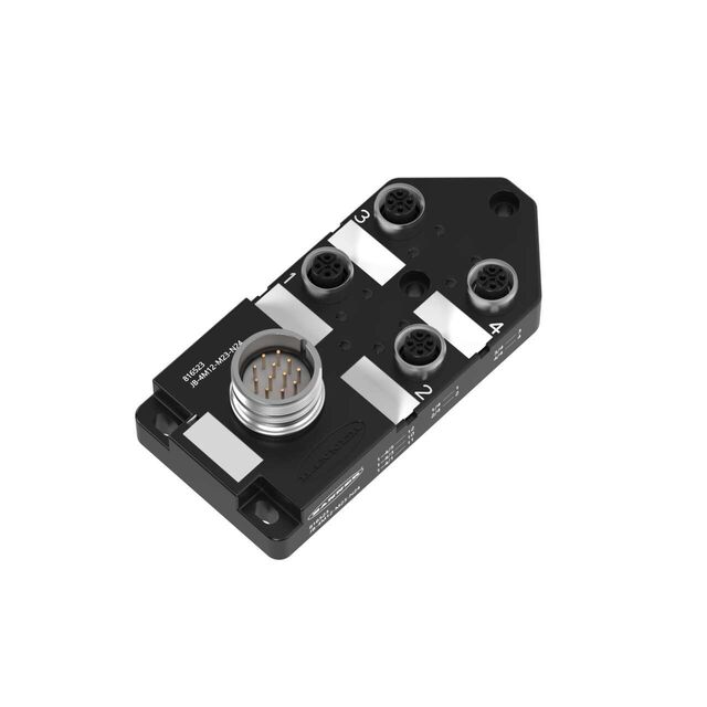 JUNCTION BLOCK, 4 PORT M12