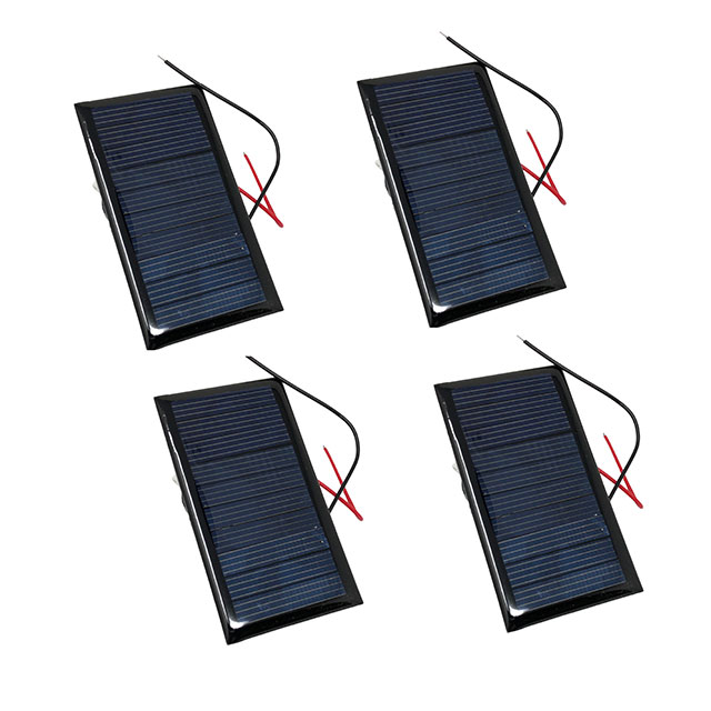 POLYCR SOLAR CELL 5V .210W 4PK -