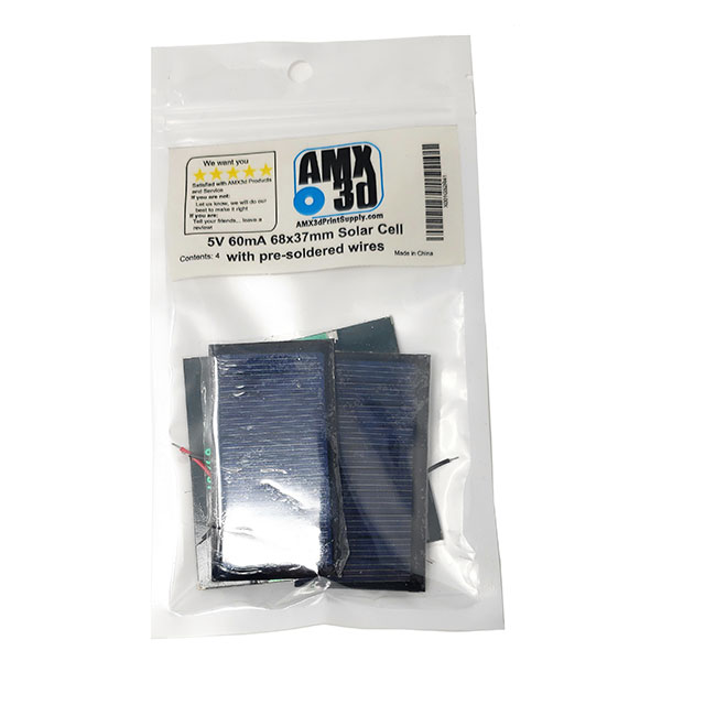 POLYCR SOLAR PNL 5V 370MW 4PK -