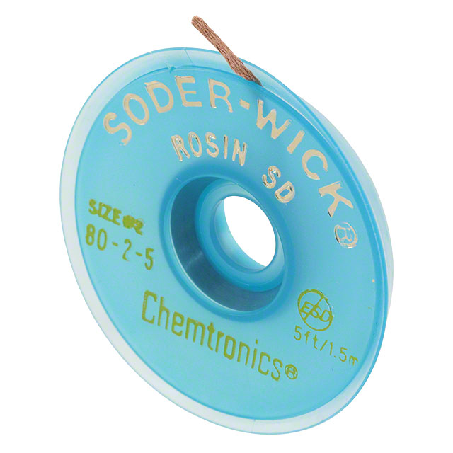 DESOLDER BRAID ROSIN 0.06" 5'
