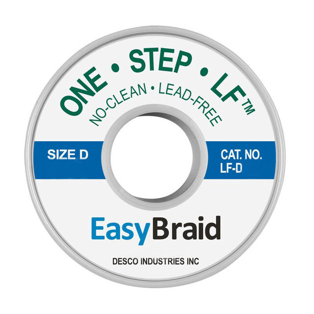 DESOLDER BRAID ROSIN 0.1" 100'