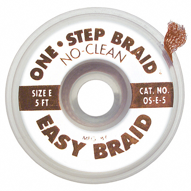 DESOLDER BRAID NO-CLN 0.125" 5'
