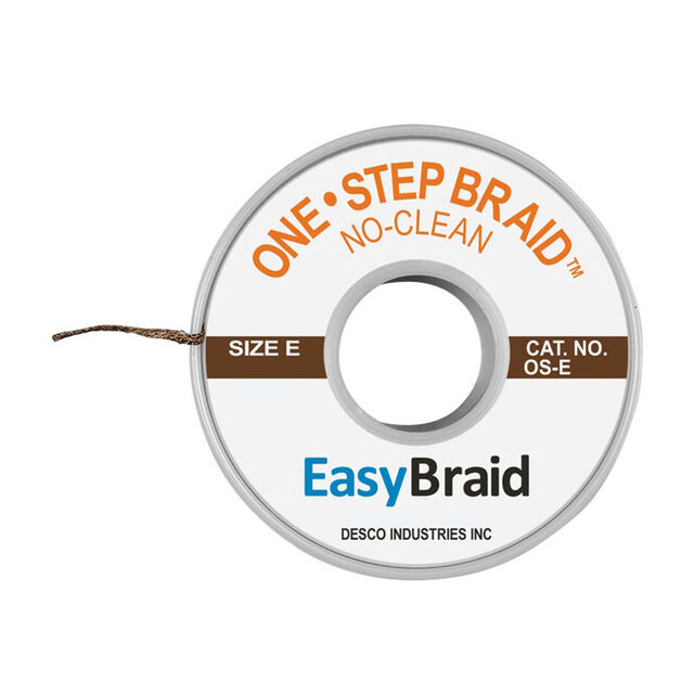 DESOLDR BRAID NO-CLN 0.125" 500'