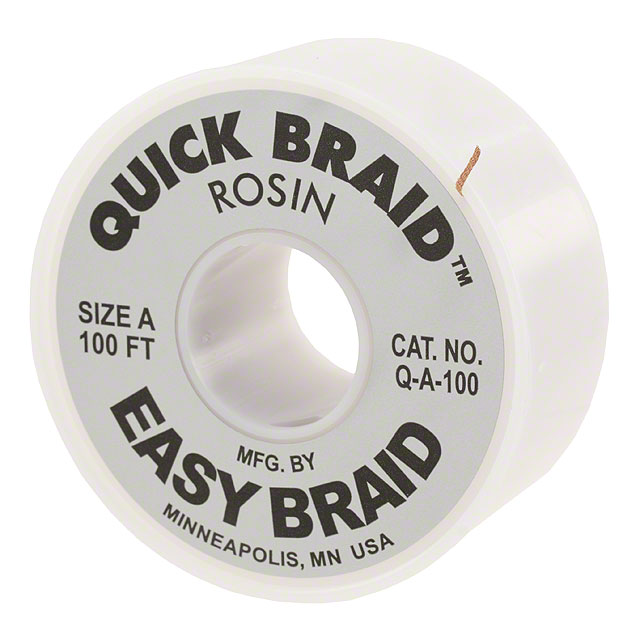 DESOLDER BRAID ROSIN 0.025" 100'