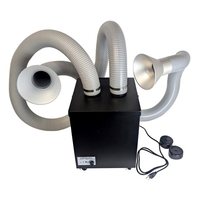 HIGH FLOW FUME EXTRACTOR, 3 FILT