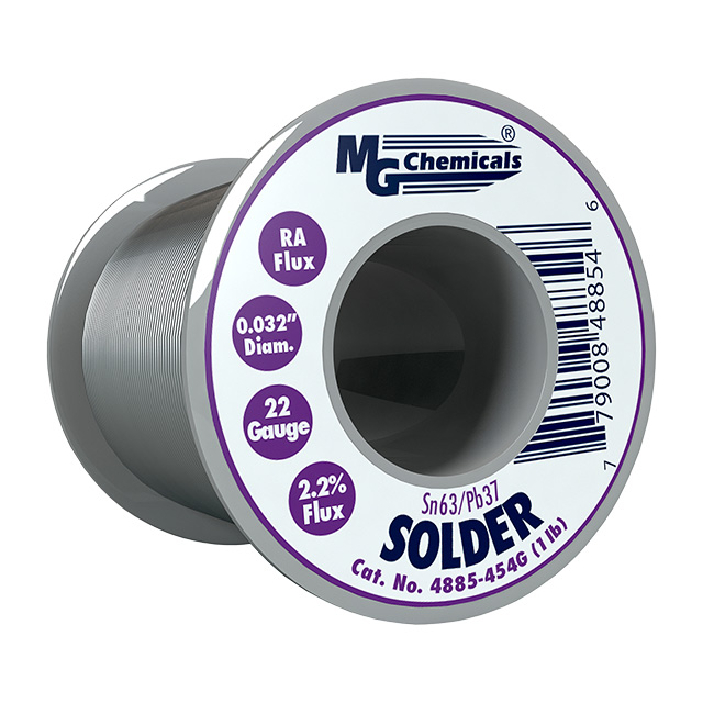 SOLDER RA 63/37 .032" 1 LBS