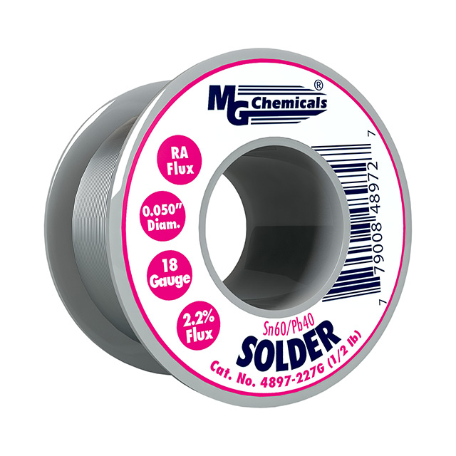 SOLDER RA 60/40 .050" 1/2 LB