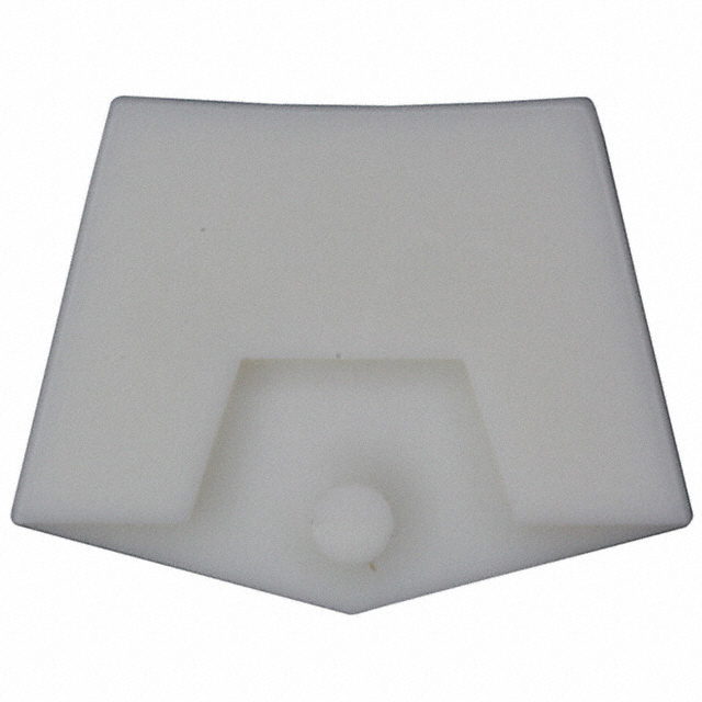 CAP ROCKER RECTANGULAR WHITE