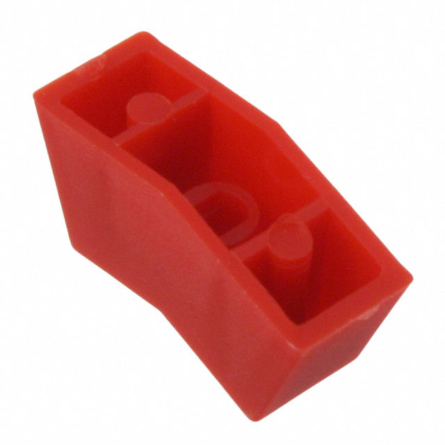 CAP ROCKER RECTANGULAR RED