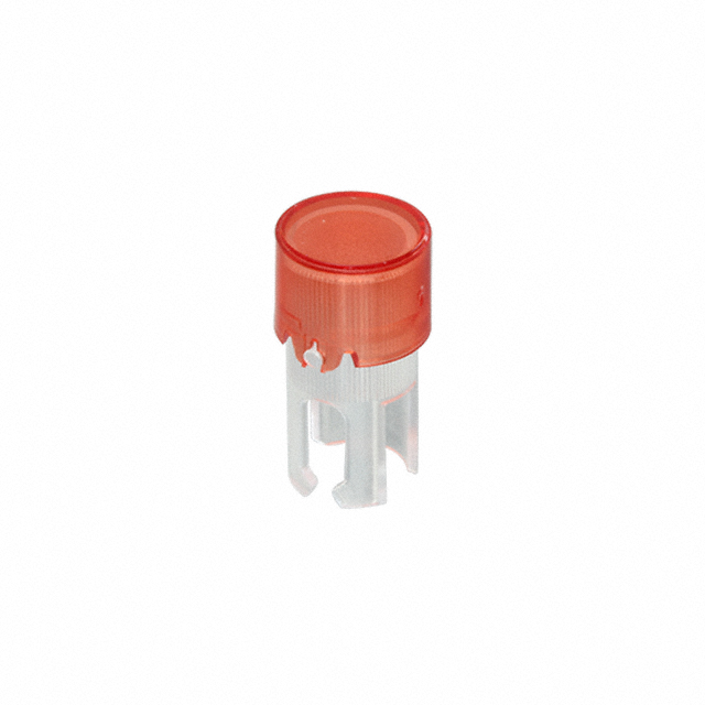 CAP PUSHBUTTON ROUND RED