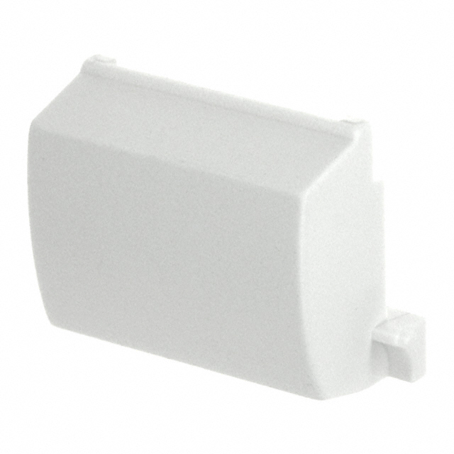 CAP TACTILE RECTANGULAR WHITE