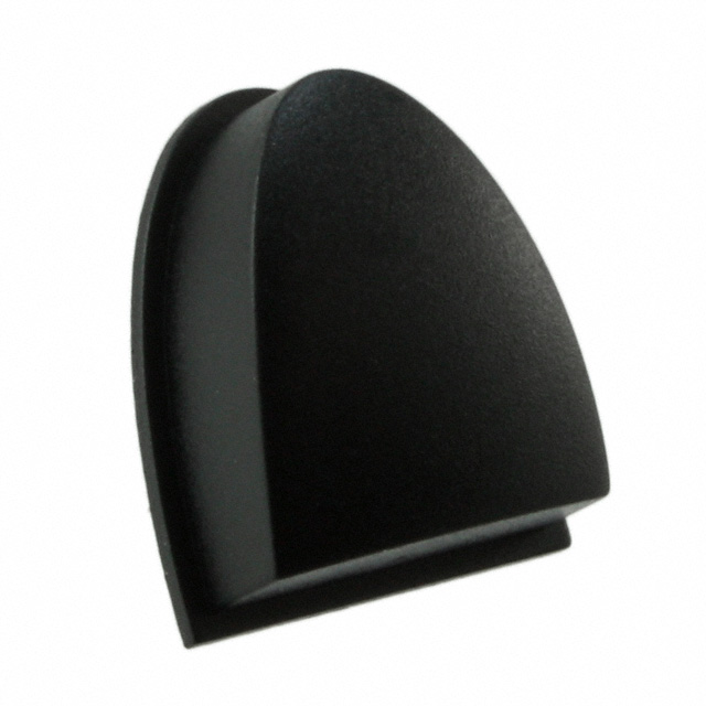 CAP TACTILE TRIANGULAR BLACK