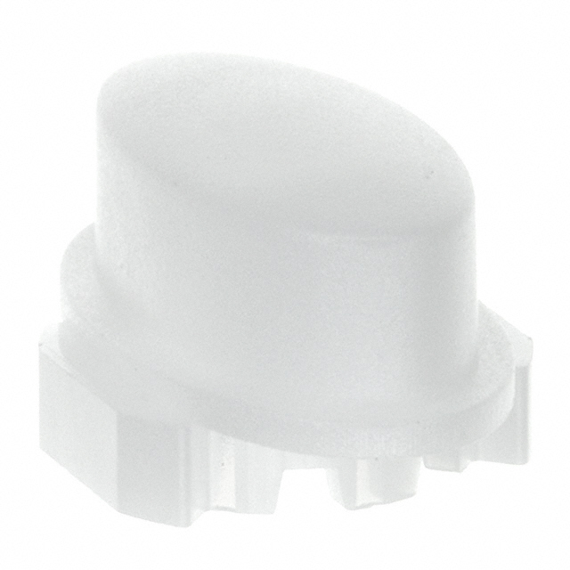 CAP TACTILE OVAL FROSTED WHITE