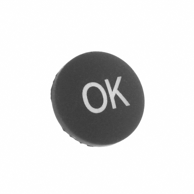 CAP TACTILE ROUND FROSTED WHITE