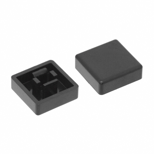 CAP TACTILE SQUARE BLACK