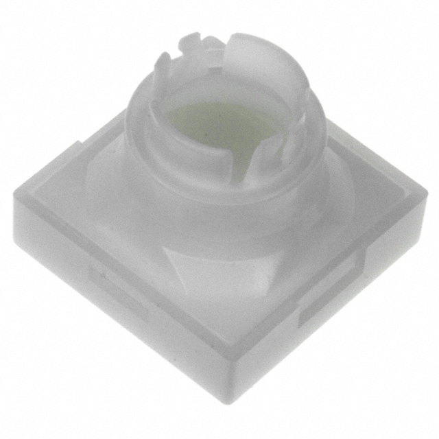 CAP PUSHBUTTON SQUARE WHITE